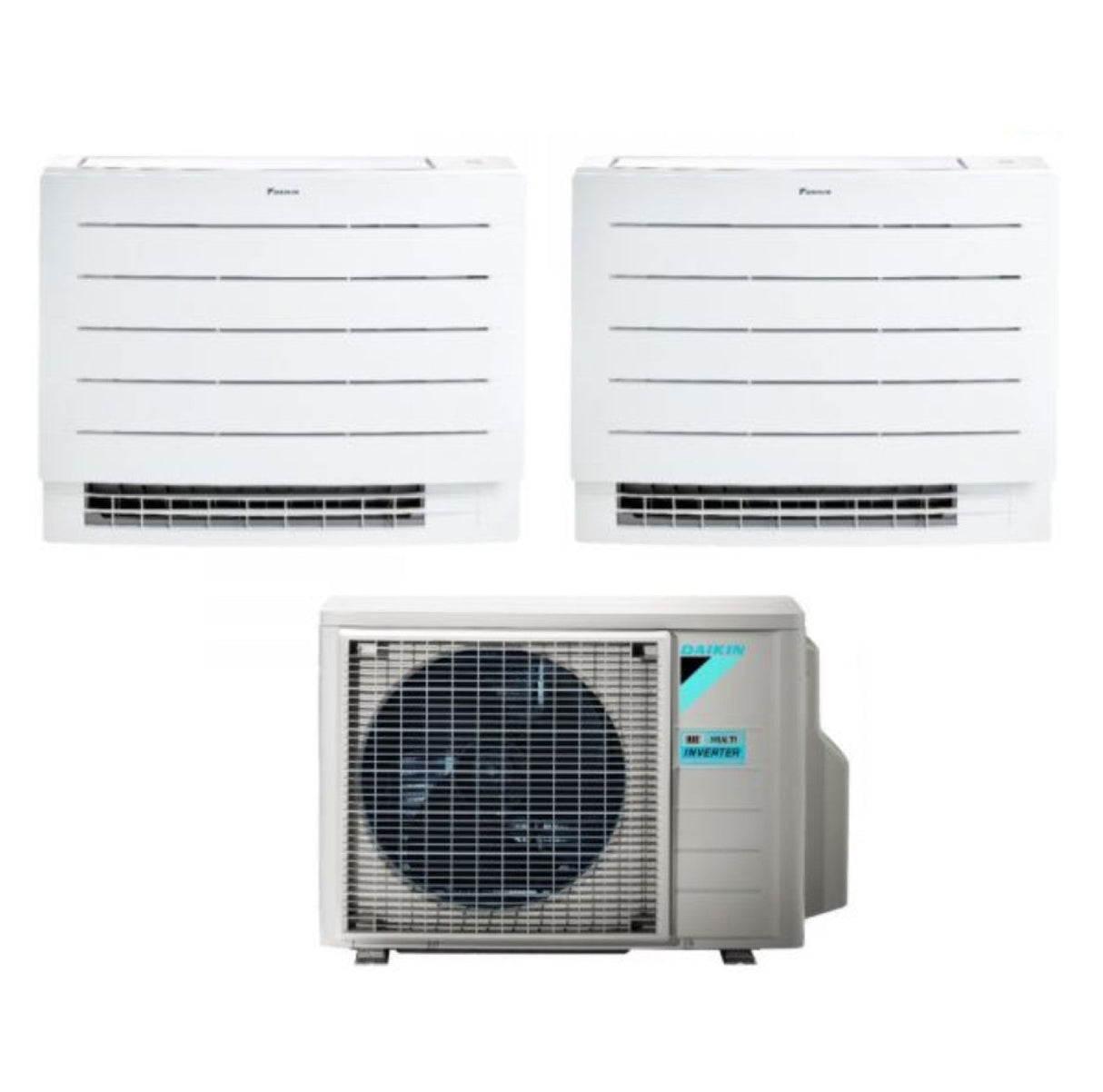 daikin climatizzatore condizionatore daikin a pavimento dual split serie perfera fvxm a 79 con 2mxm40mn r 32 wi fi integrato 70009000 con telecomando ad infrarossi incluso garanzia italiana novita