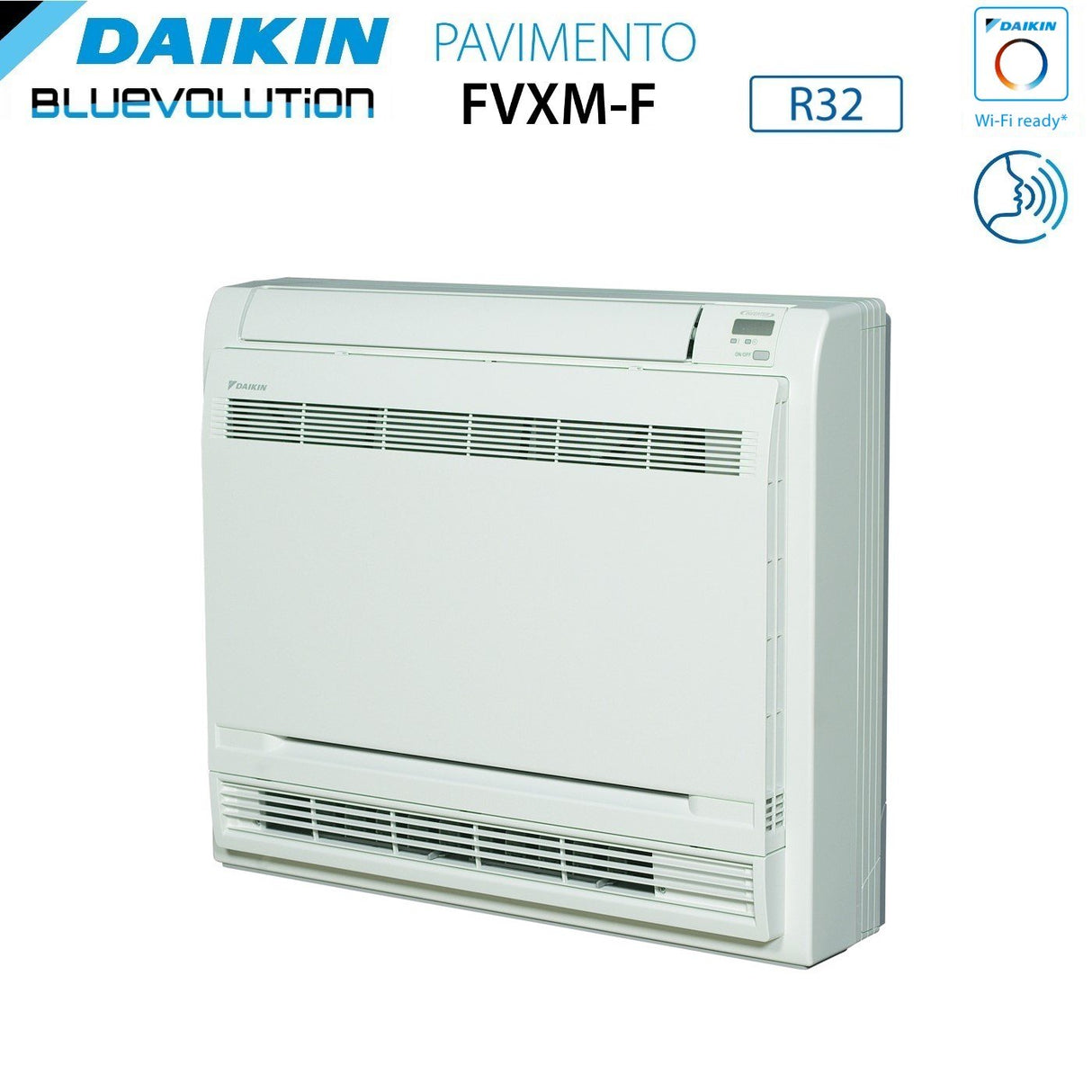daikin climatizzatore condizionatore daikin bluevolution a pavimento dual split inverter serie fvxm f 1218 con 2mxm50m9n r 32 wi fi optional con telecomando ad infrarossi incluso 1200018000 garanzia italiana