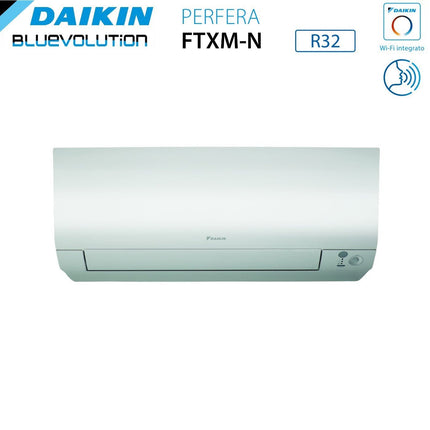 Climatizzatore Condizionatore Daikin Bluevolution Dual Split Inverter Serie Ftxm/N Perfera 9+9 Con 2mxm50m9/N R-32 Wi-Fi Integrato 9000+9000 - Garanzia Italiana - CaldaieMurali
