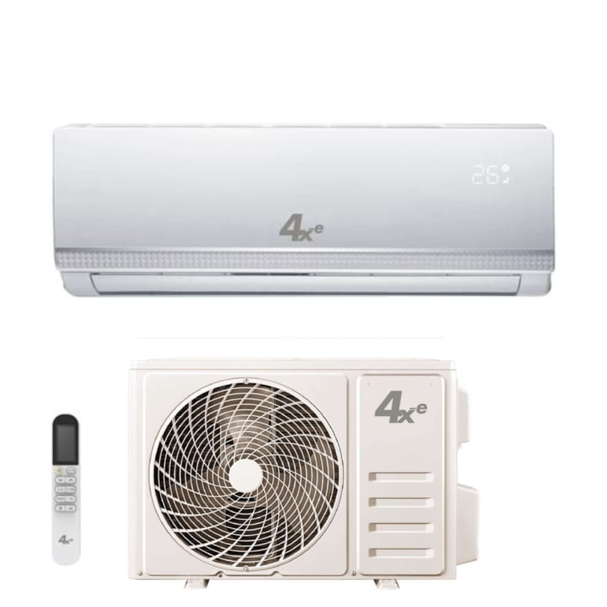 4xe offerta climatizzatore condizionatore 4xe inverter serie white 9000 btu white109 r 32 wi fi optional classe aa