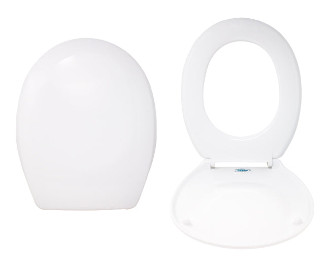 ambra coprivasi coprivaso habital termoindurente con cerniere in plastica forma ovale fissaggio dal basso modello everest bianco 18kg ean 8054602009550