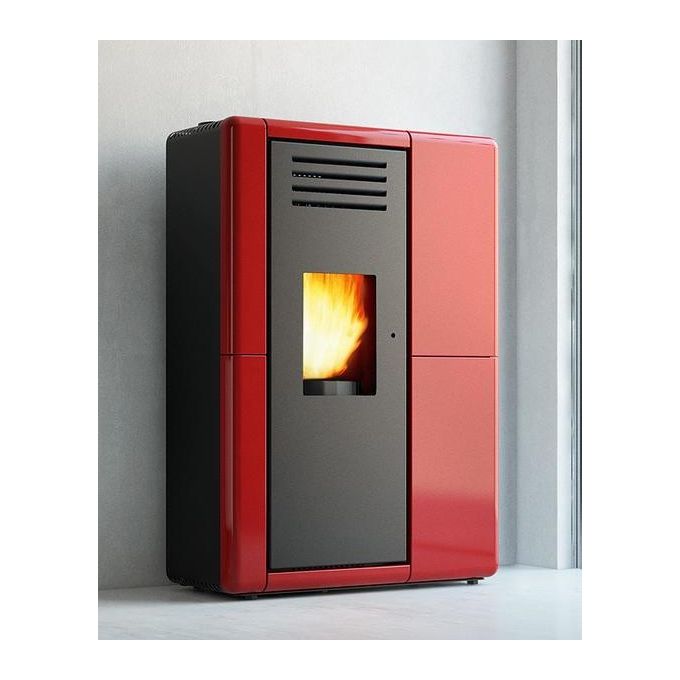 anselmo cola area occasioni stufa ermetica a pellet anselmo cola modello cupido 8 kw la1kf30y colore bordeaux