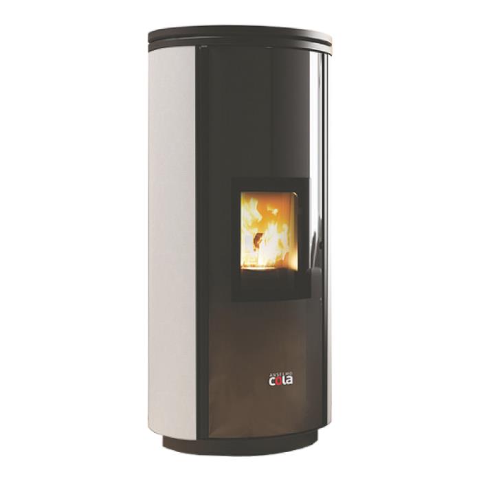anselmo cola stufa a pellet anselmo cola mod diamond 929 kw wi fi vari colori disponibili con telecomando novita bianca ean 99811457