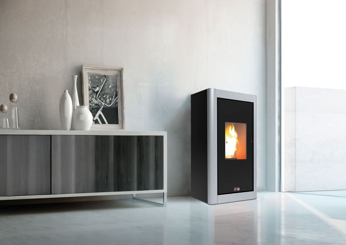 anselmo cola stufa a pellet anselmo cola mod urban 633 kw vari colori disponibili wi fi novita rust ean 99811907