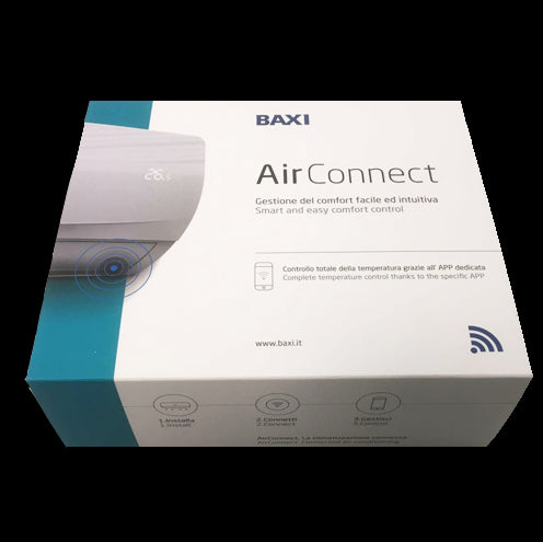 baxi controllo interfaccia wi fi air connect per climatizzatori baxi ean 8022945996226