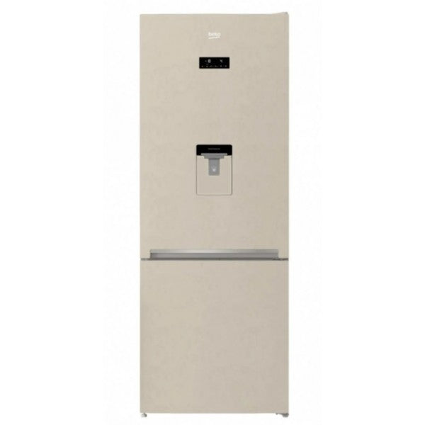 beko frigorifero combinato beko total no frost 560 lt beige rcne560e40dbn