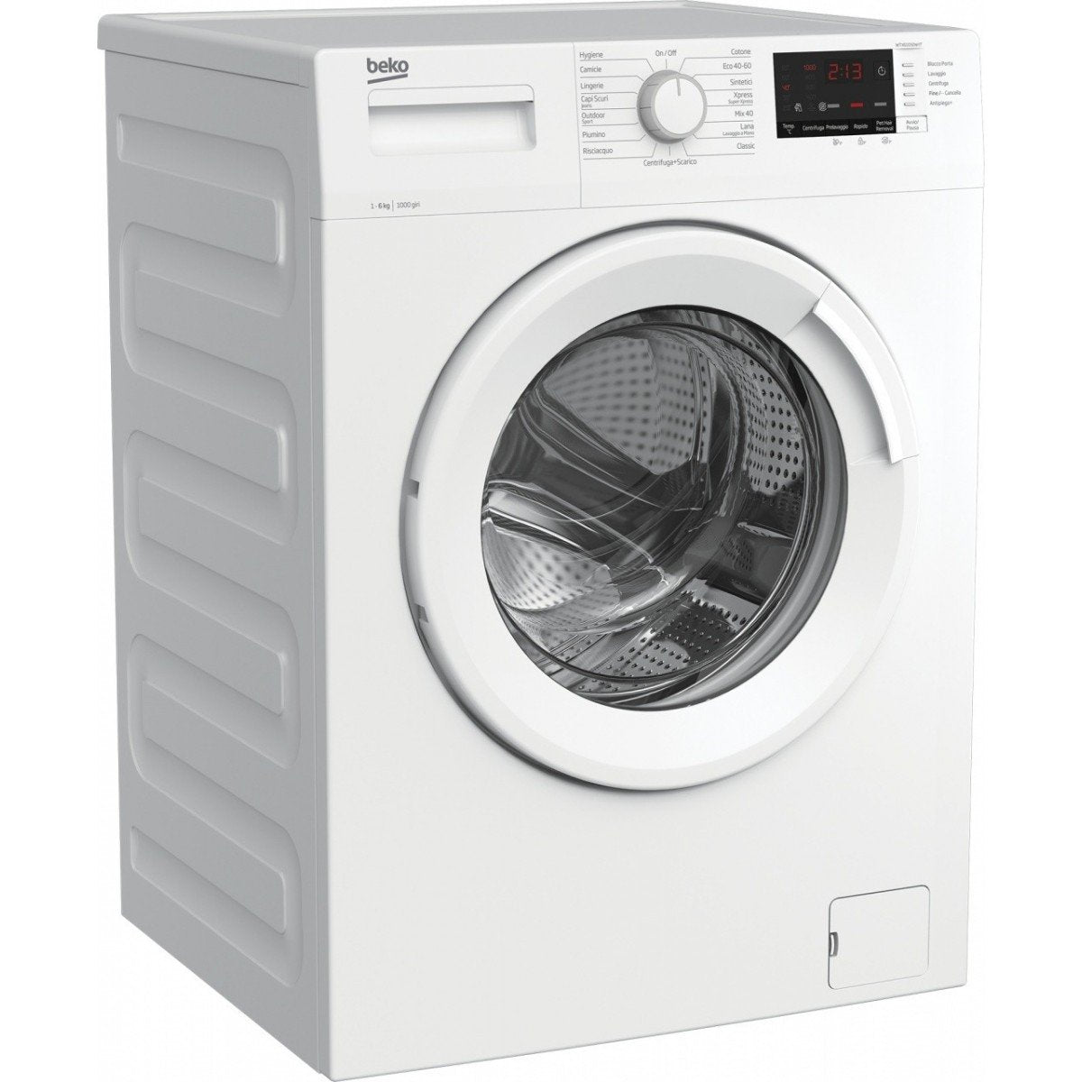 beko lavatrice slim a carica frontale beko 6 kg wtxs61032wit 1000 giri classe e ean 8690842373404