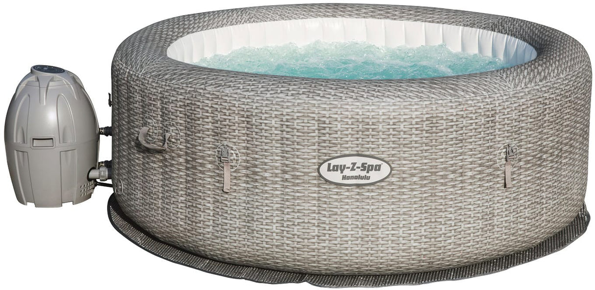 bestway piscina idromassaggio riscaldata gonfiabile bestway lay z spa honolulu cm 196 x 71 mod 54174