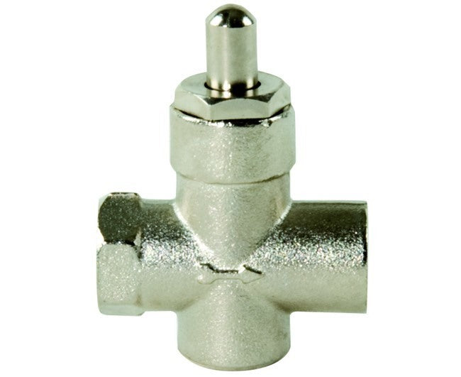 caleffi rubinetto portamanometro caleffi per gas con pulsante di apertura attacchi femmina femmina 38 cod 846003 ean 8016615042894