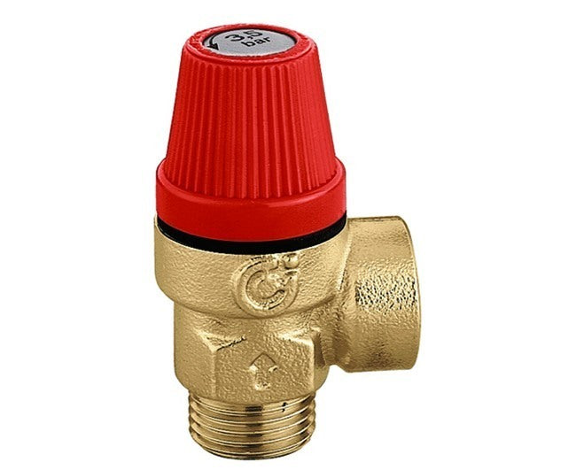 caleffi valvola di sicurezza ordinaria non omologata caleffi attacchi femmina femmina modello 12 3 bar codice 311430 ean 8016615003529