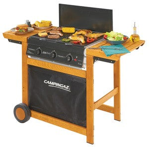 campingaz barbecue campingaz dualgas adelaide 3 woody dg 97338