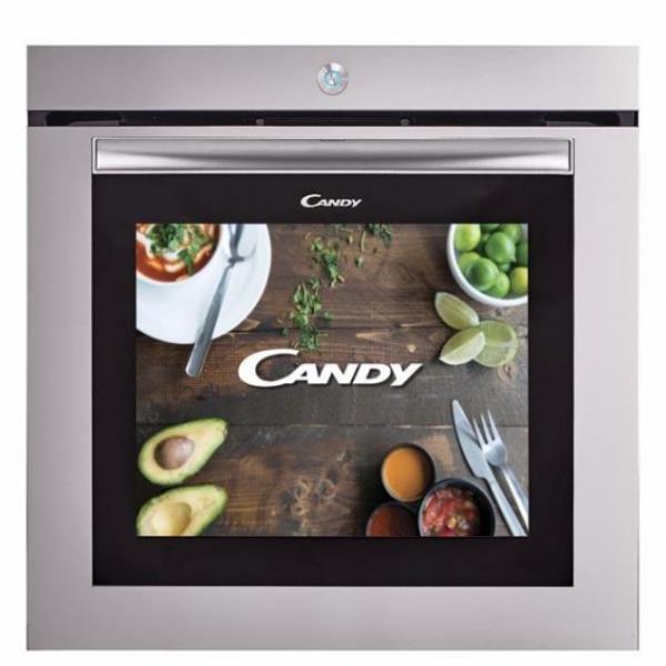 candy forno elettrico ad incasso candy full touch watch touch 80 litri classe a a595xl595xp568 inox multifunzione con grill telecamera interna e schermo full touch ean 8016361932562