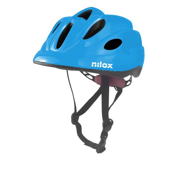 casco bambino nilox con luce led nxhelmetkidblue ean 8051122175765