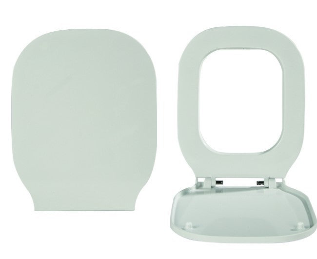 ceramica azzurra coprivaso per wc azzurra termoindurente serie glaze con cerniere in acciaio inox forma squadrata ean 8033344678415