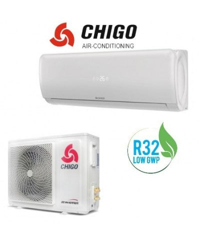 chigo climatizzatore condizionatore chigo inverter serie amber 18000 btu cs 50v3g r 32 classe a ean 8059657006530
