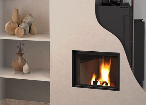 ctm termocamino a legna ctm basic eco 24 con scambiatore full link