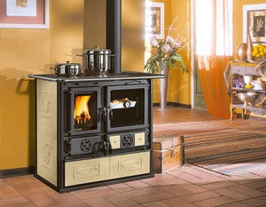 cucina la nordica a legna rosa 4 0 liberty 12 pergamena dx