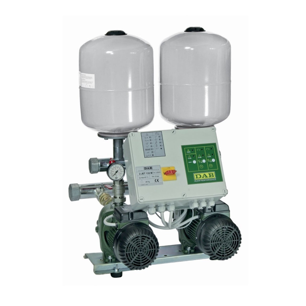 dab gruppi di pressurizzazione dab 2 euroinox con 2 pompe orizzontali multistadio 4080 m ean 99331214