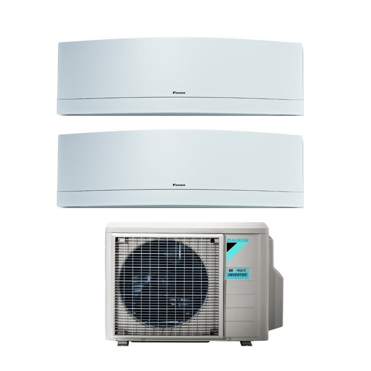 daikin climatizzatore condizionatore daikin bluevolution dual split inverter serie emura white 99 con 2mxm68n r 32 wi fi integrato 90009000 colore bianco garanzia italiana novita ean 8059657007568