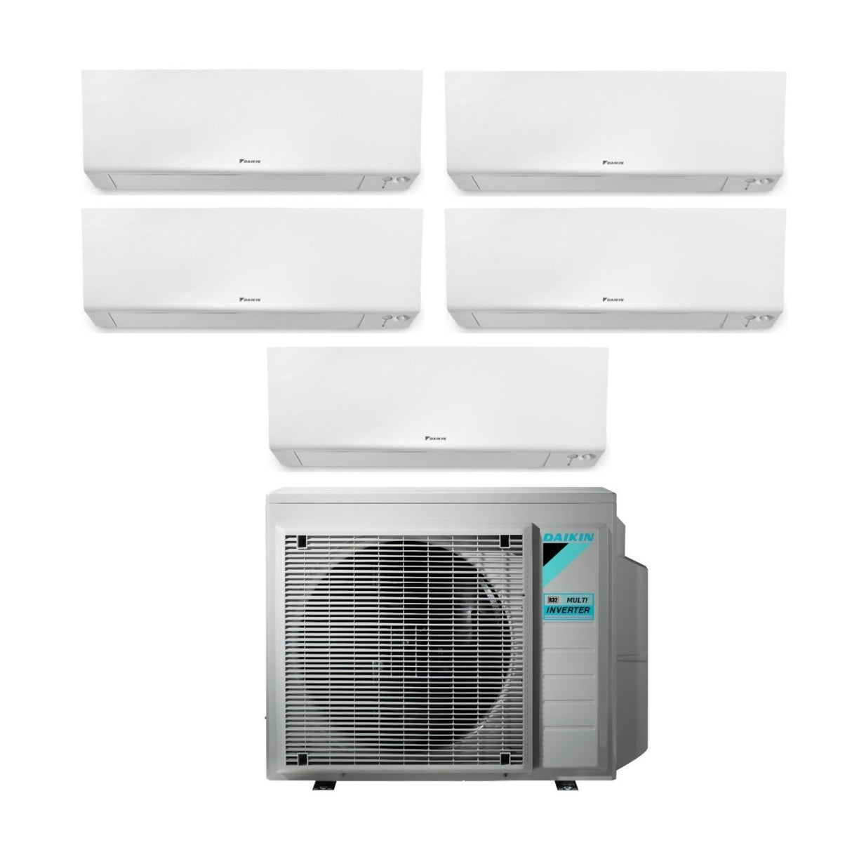 daikin climatizzatore condizionatore daikin bluevolution penta split inverter serie ftxmr perfera wall 599912 con 5mxm90n r 32 wi fi integrato 500090009000900012000 garanzia italiana novita