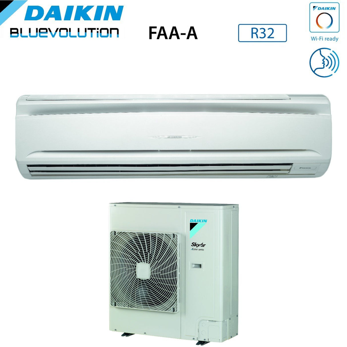 daikin climatizzatore condizionatore daikin bluevolution skyair active series inverter serie faa a 36000 btu faa100a azas100mv1 r 32 wi fi optional classe a ean 8059657004253