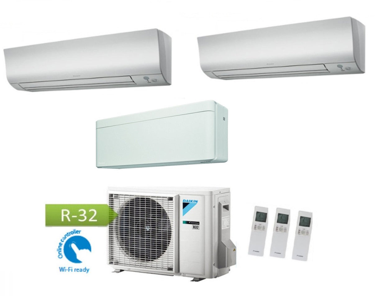 daikin climatizzatore condizionatore daikin bluevolution trial split inverter serie ftxn perfera 9000 ftxn perfera 9000 stylish 12000 con 3mxm52m r 32 wi fi 9912 new