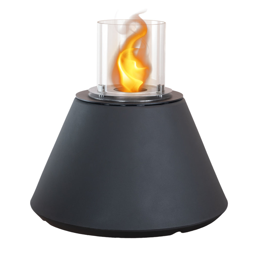 divina fire camino a bioetanolo braciere da giardino da terra per interno esterno stromboli antracite d 60 x h56 ean 8056157806073