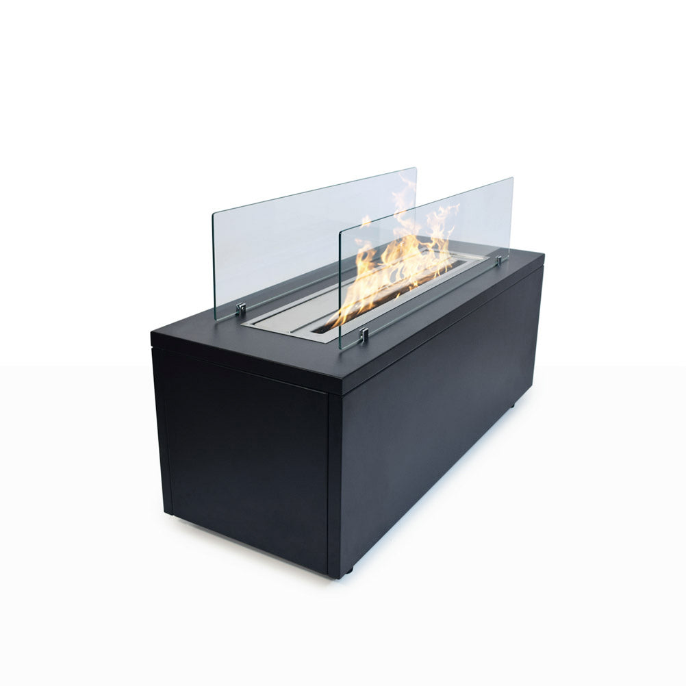 divina fire camino a bioetanolo da terra per interno esterno caravaggio nero l100xp40xh40 cm ean 8056157805472