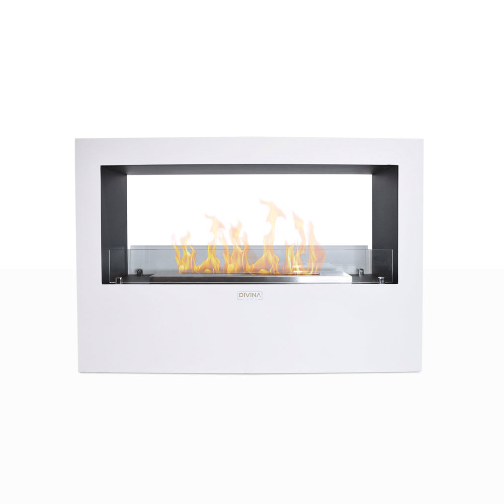 divina fire camino a bioetanolo da terra per interno esterno giotto s bianco 100x30x70 ean 8056157806011
