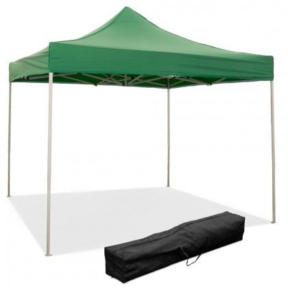divina garden gazebo richiudibile pieghevole 3 x 3 verde ricoperto in pvc impermeabile ean 8053323389927