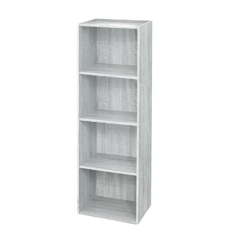 divina home libreria in legno 4 ripiani scaffale bianco l 40 x h 29 x h 132 cm ean 8056157803379
