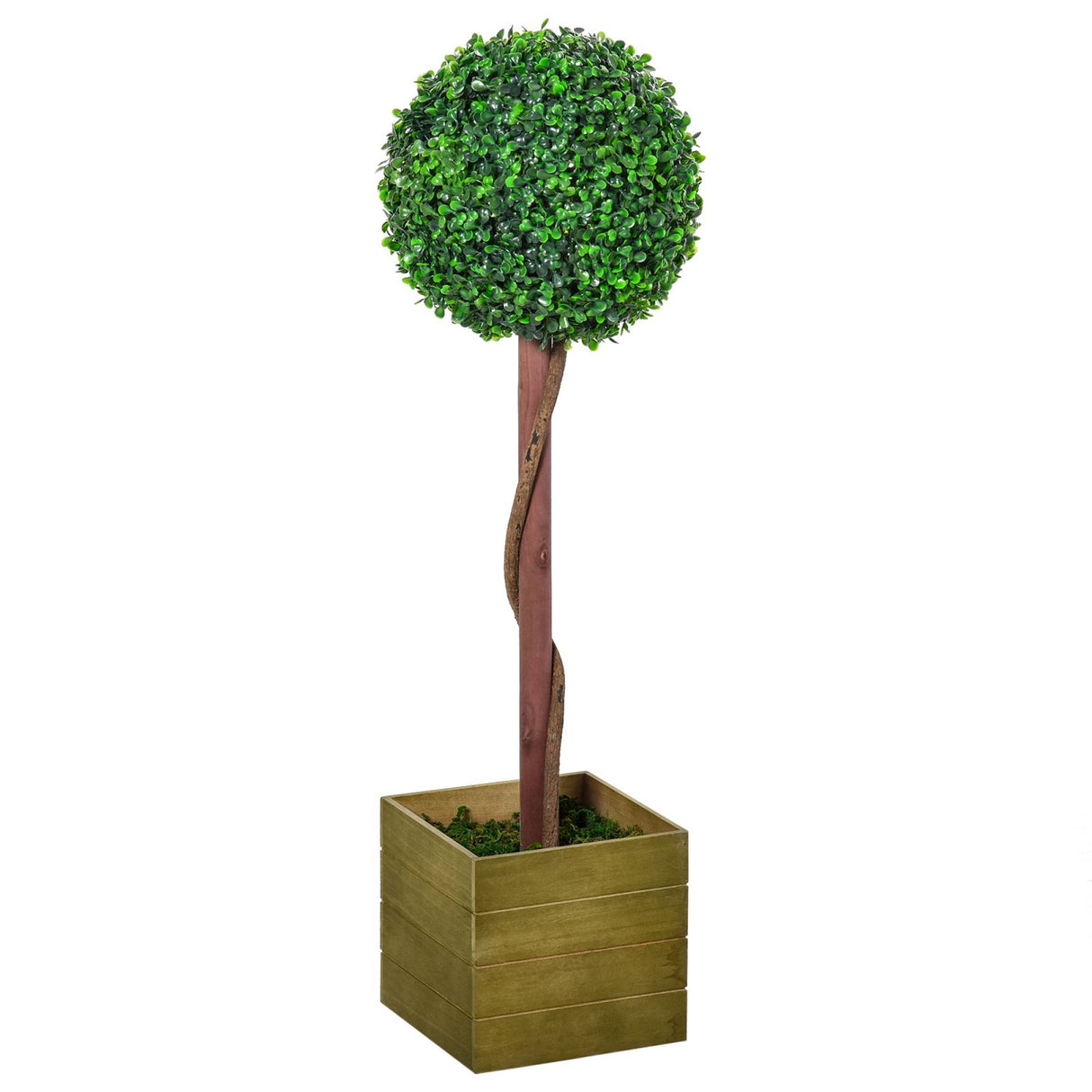 easycomfort easycomfort alberello bosso artificiale con vaso pianta finta altezza 87cm ean 8054111845199