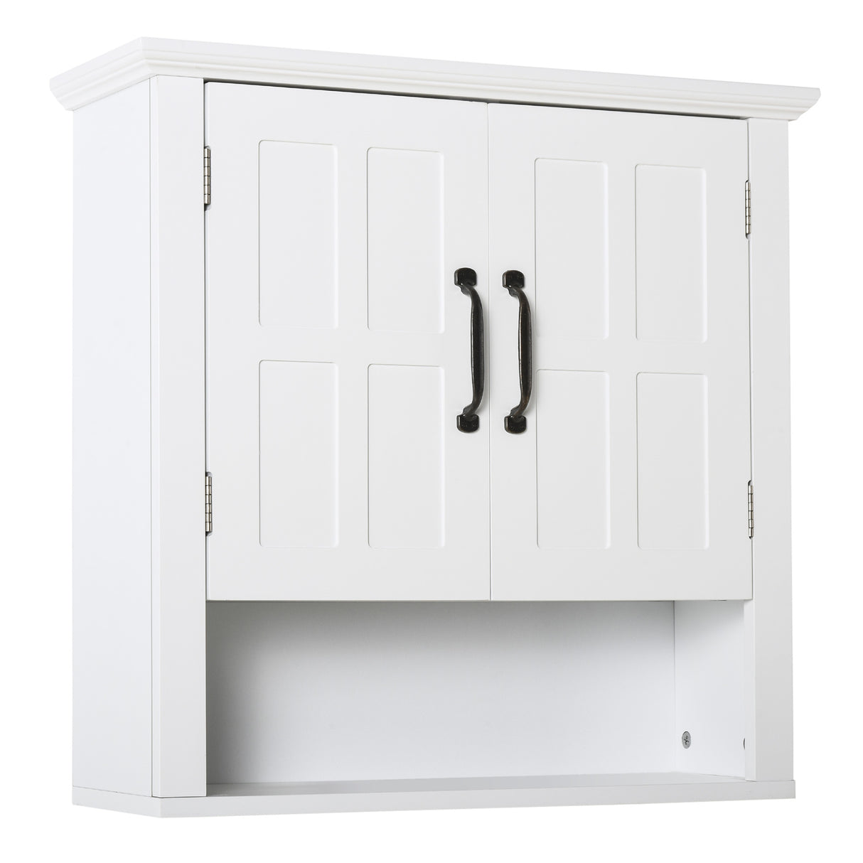 easycomfort easycomfort armadietto 2 ripiani montabile a parete da parete cucina bagno legno 60x198x58cm bianco ean 8054111844352