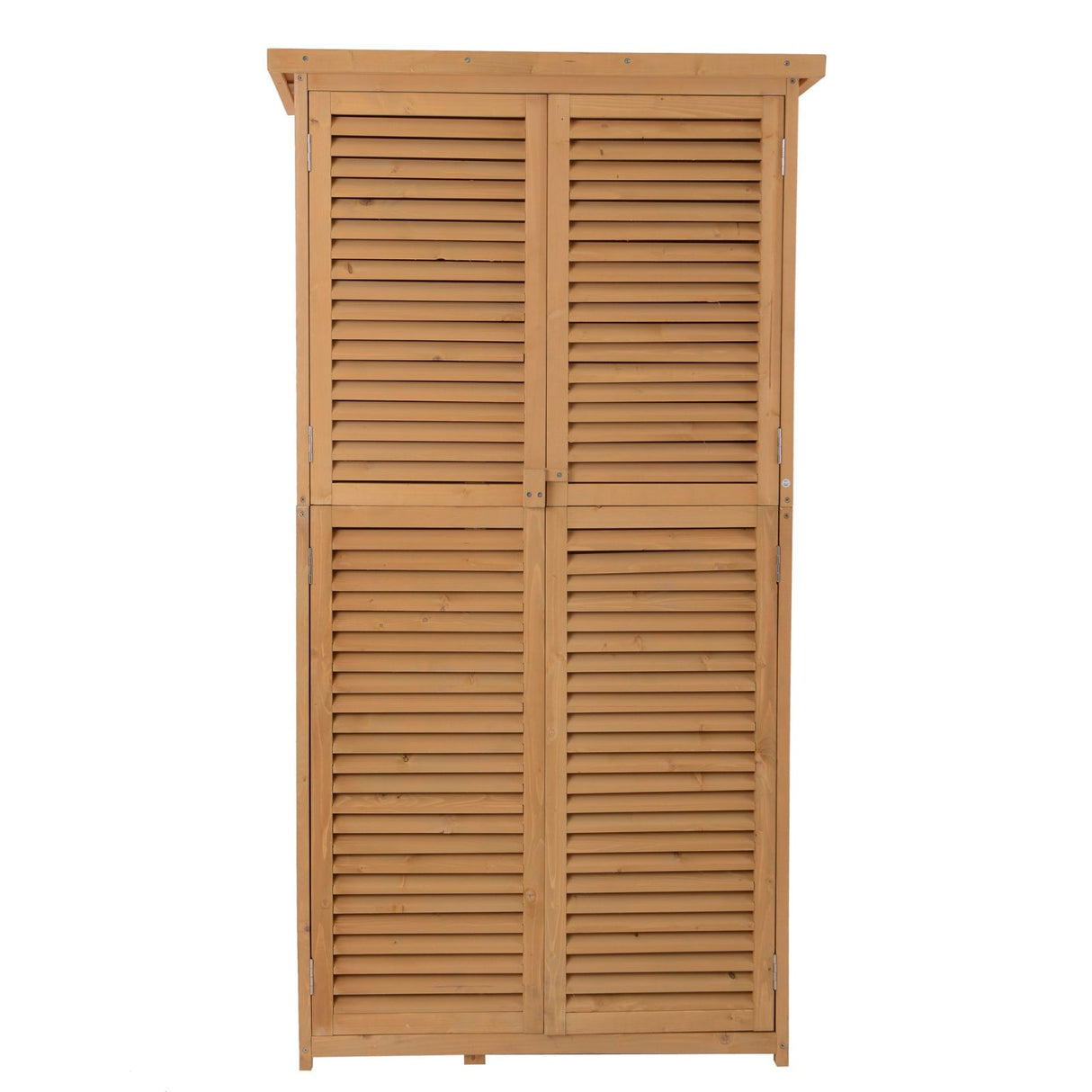 easycomfort easycomfort capanno per attrezzi e utensili da giardino con 4 scompartimenti in legno di abete impermeabile 87x46 5x160cm ean 8055776914152