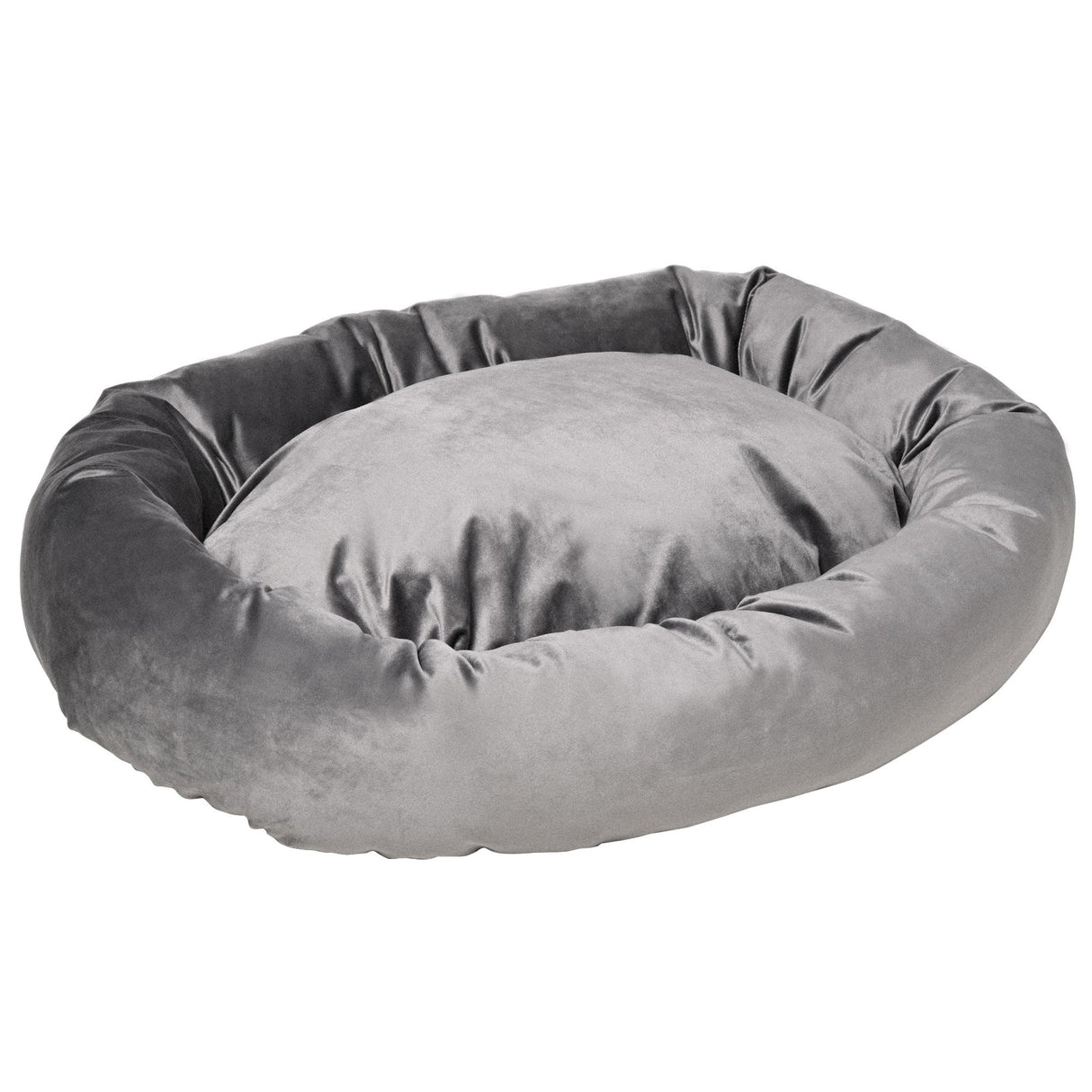 easycomfort easycomfort cuccia per cani imbottita con bordi rialzati e cuscino rivestimento in velluto sfoderabile 102x74x23cm grigio scuro