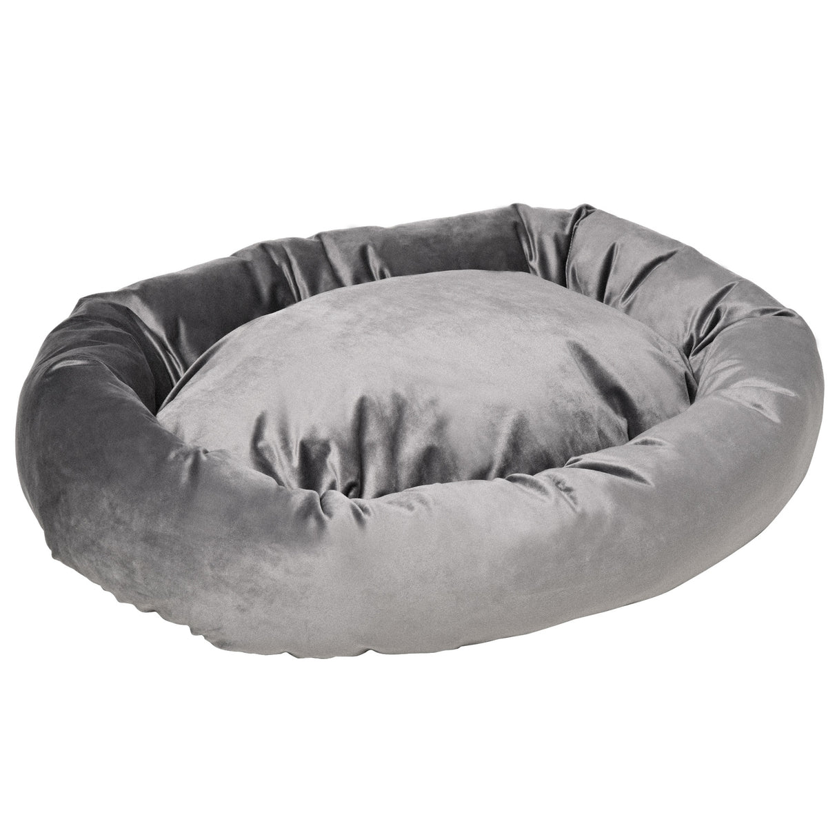 easycomfort easycomfort cuccia per cani imbottita con bordi rialzati e cuscino rivestimento in velluto sfoderabile 81 5x58x18cm grigio scuro