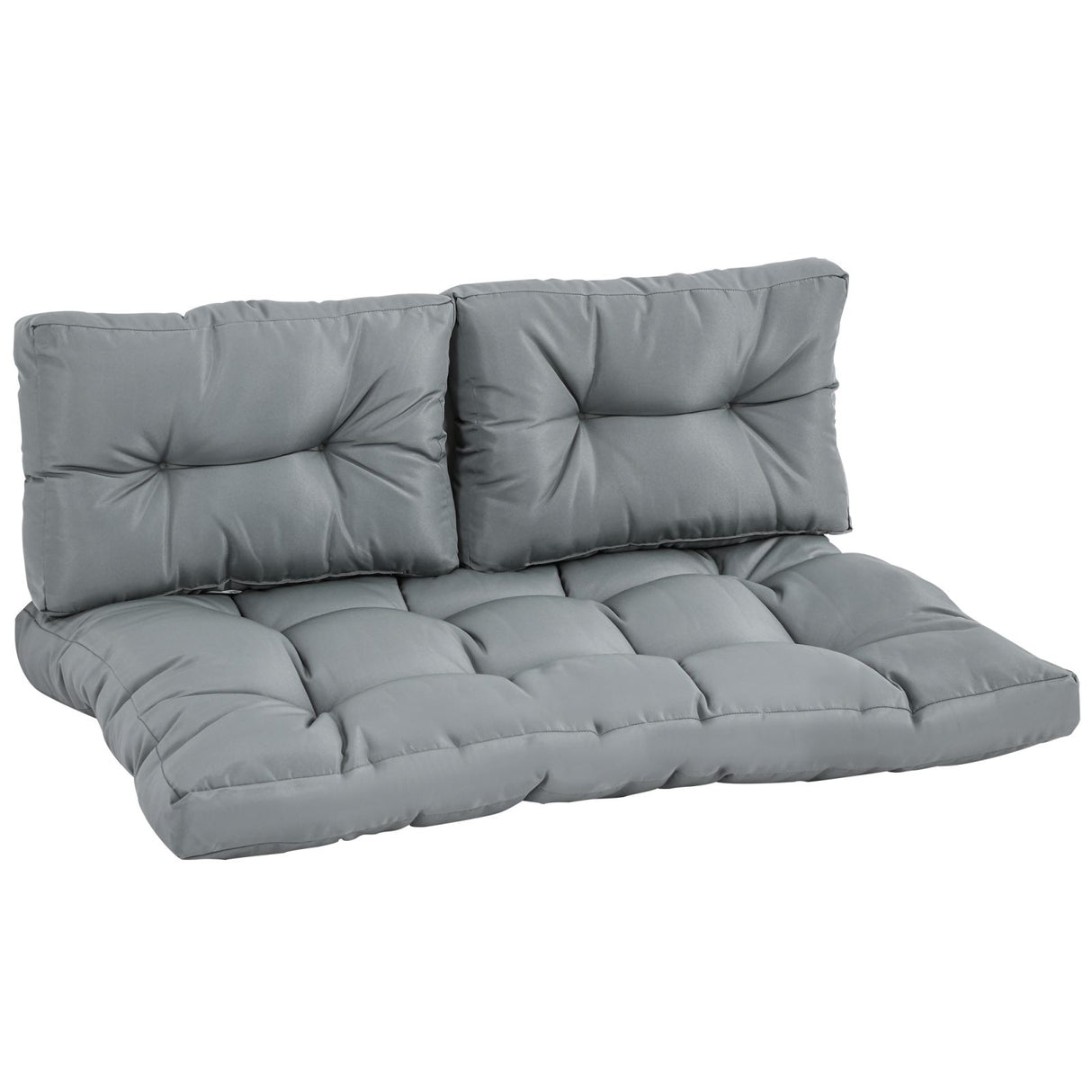 easycomfort easycomfort cuscineria per pallet set 3 cuscini per seduta e schienale di divani panca con bancali grigio scuro ean 8055776913063