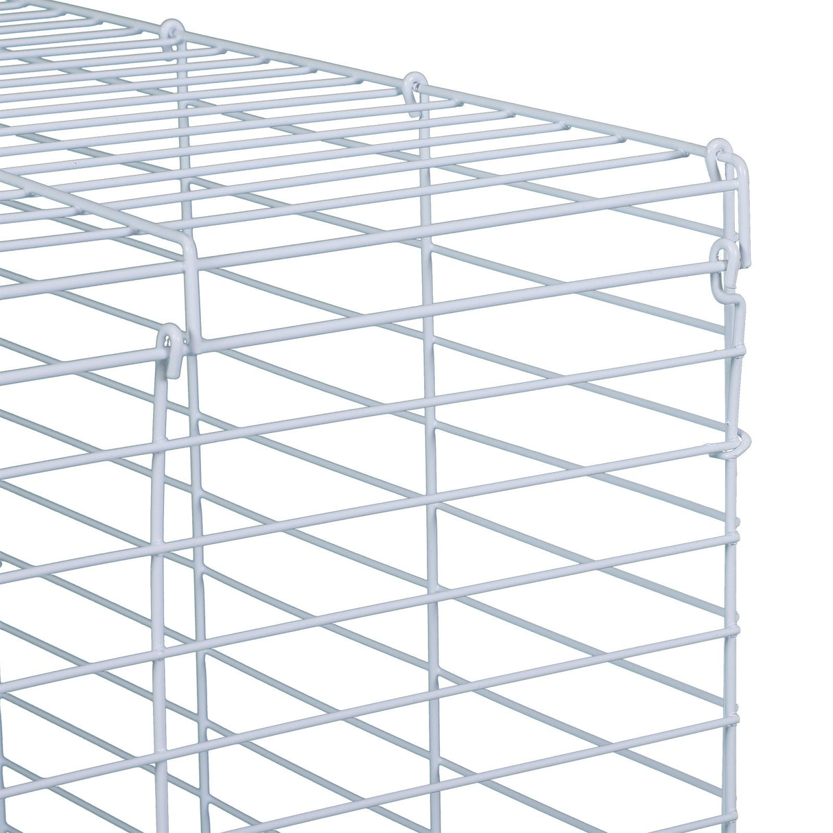 easycomfort easycomfort gabbia per roditori in acciaio verniciato con rotelle blu e bianco 100 x 43 x 53 cm ean 8054144135991