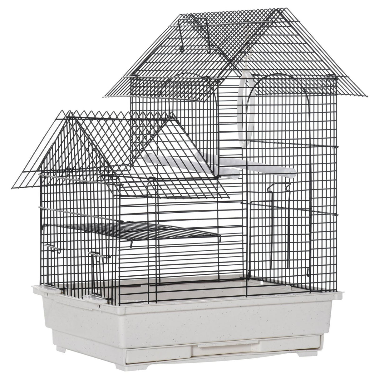 easycomfort easycomfort gabbia per uccelli in metallo con maniglia vassoio estraibile e altalena ean 8054111847865