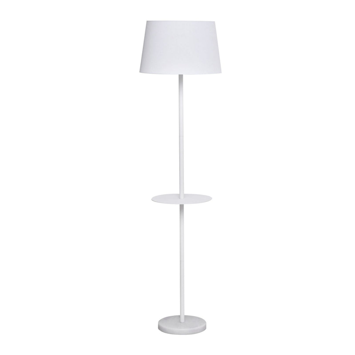 easycomfort easycomfort lampada da terra moderna con mensola per camera o soggiorno bianca ean 8054111848886