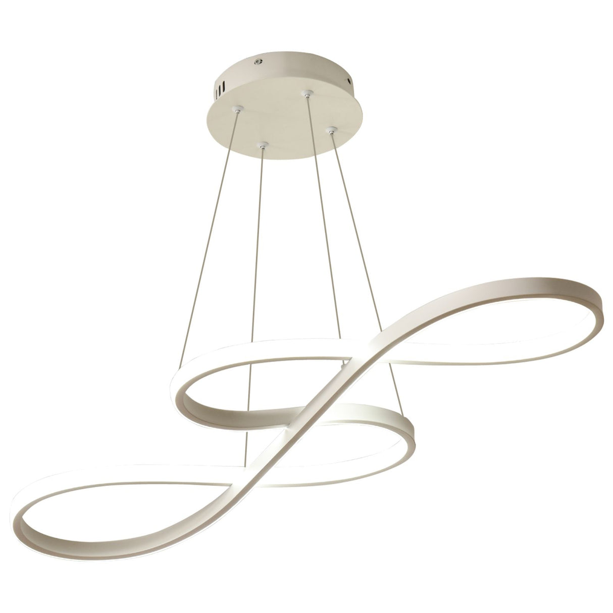 easycomfort easycomfort lampadario led 3 tonalita di luce altezza regolabile potenza 70w bianco