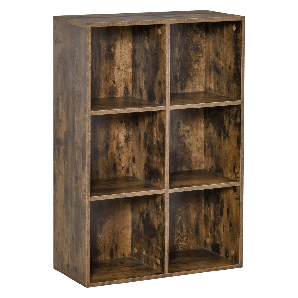 easycomfort easycomfort libreria da parete in legno stile industriale marrone 65 5x30x97 5cm