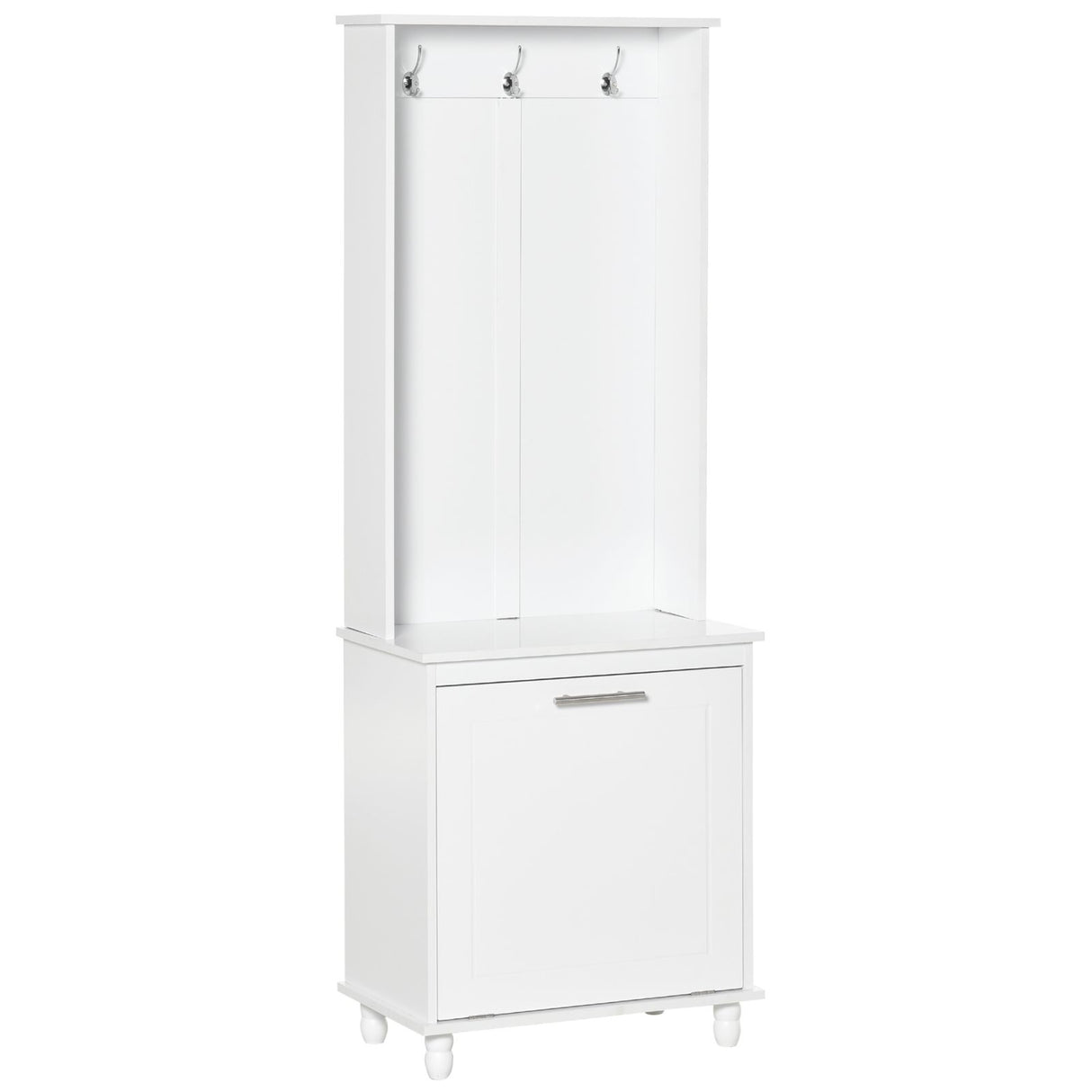 easycomfort easycomfort mobile per ingresso appendiabiti con scarpiera e mensole in legno mdf bianco