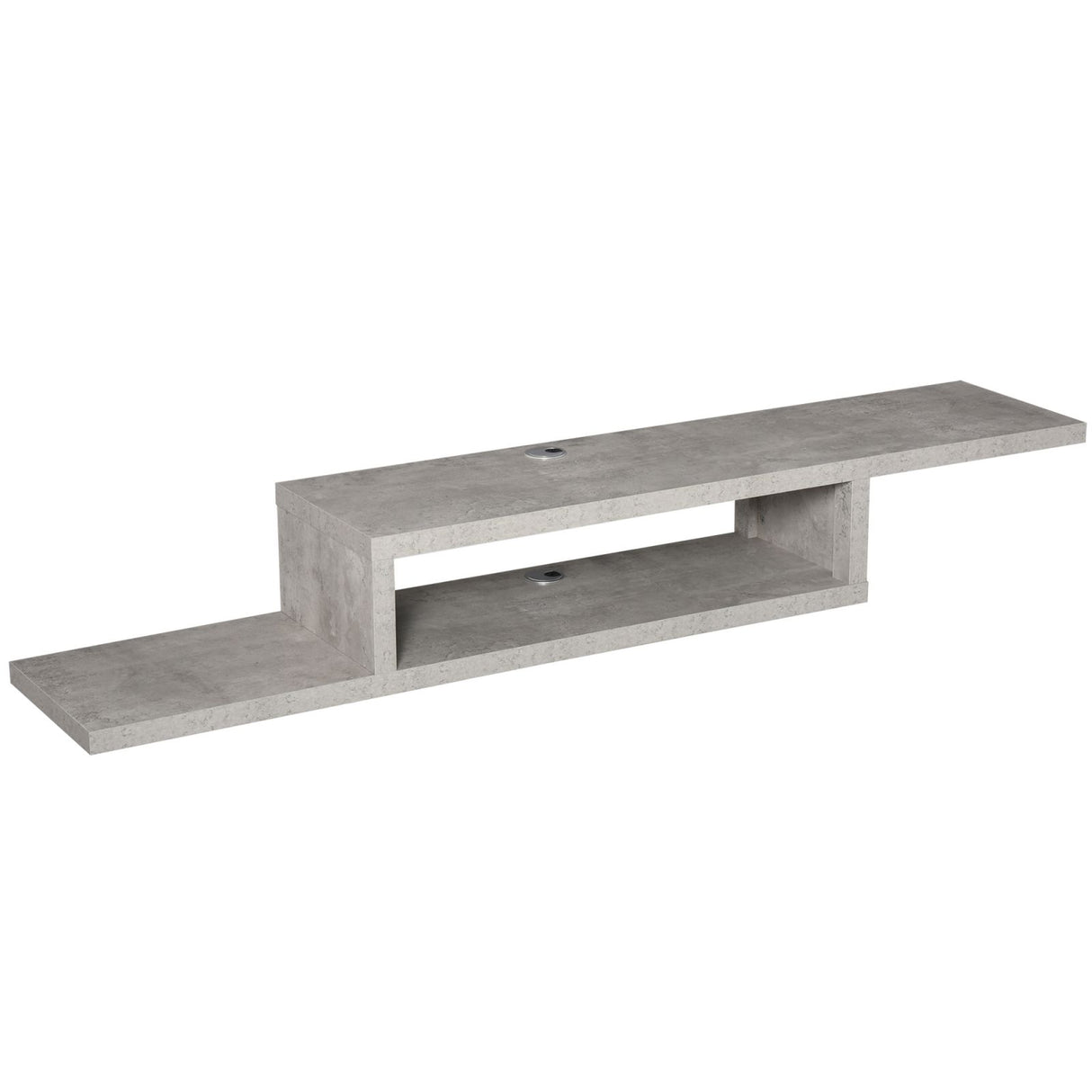 easycomfort easycomfort mobile sotto tv con design moderno sospeso a parete grigio cemento ean 8054111846042