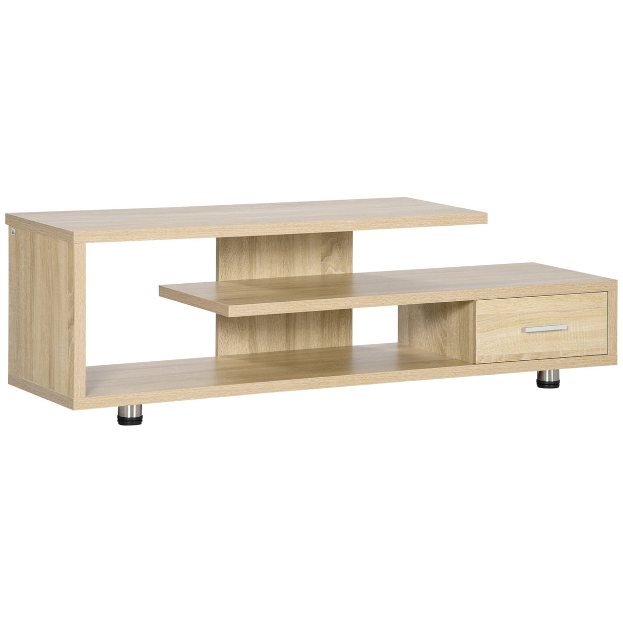 easycomfort easycomfort mobile tv moderno per tv fino a 65 mobile tv aperto in truciolato con cassetto 135x35x41 7 cm