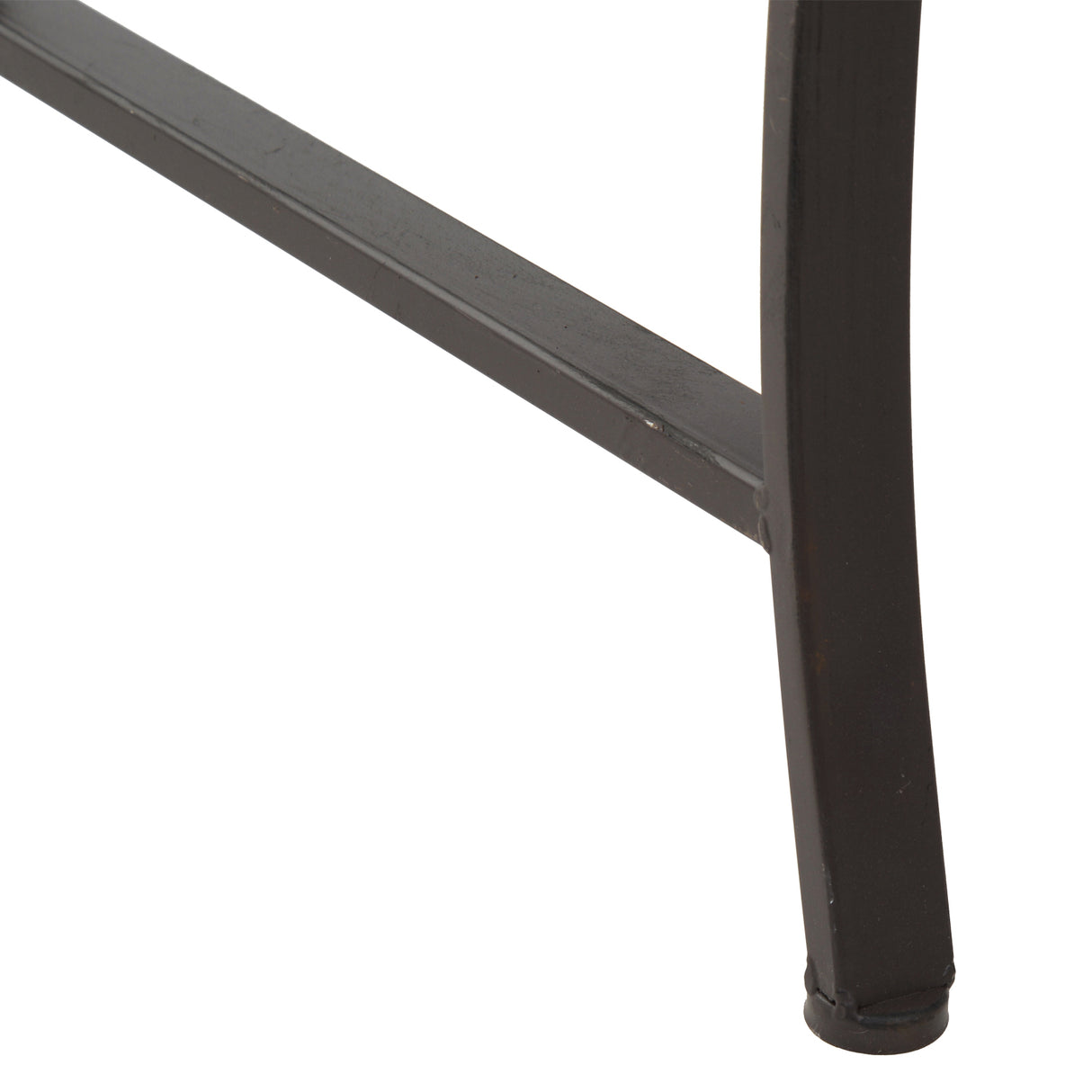 easycomfort easycomfort panchina da giardino esterno in ferro marrone anticatopanchina 2 post battuto a doghe ean 8055776912752