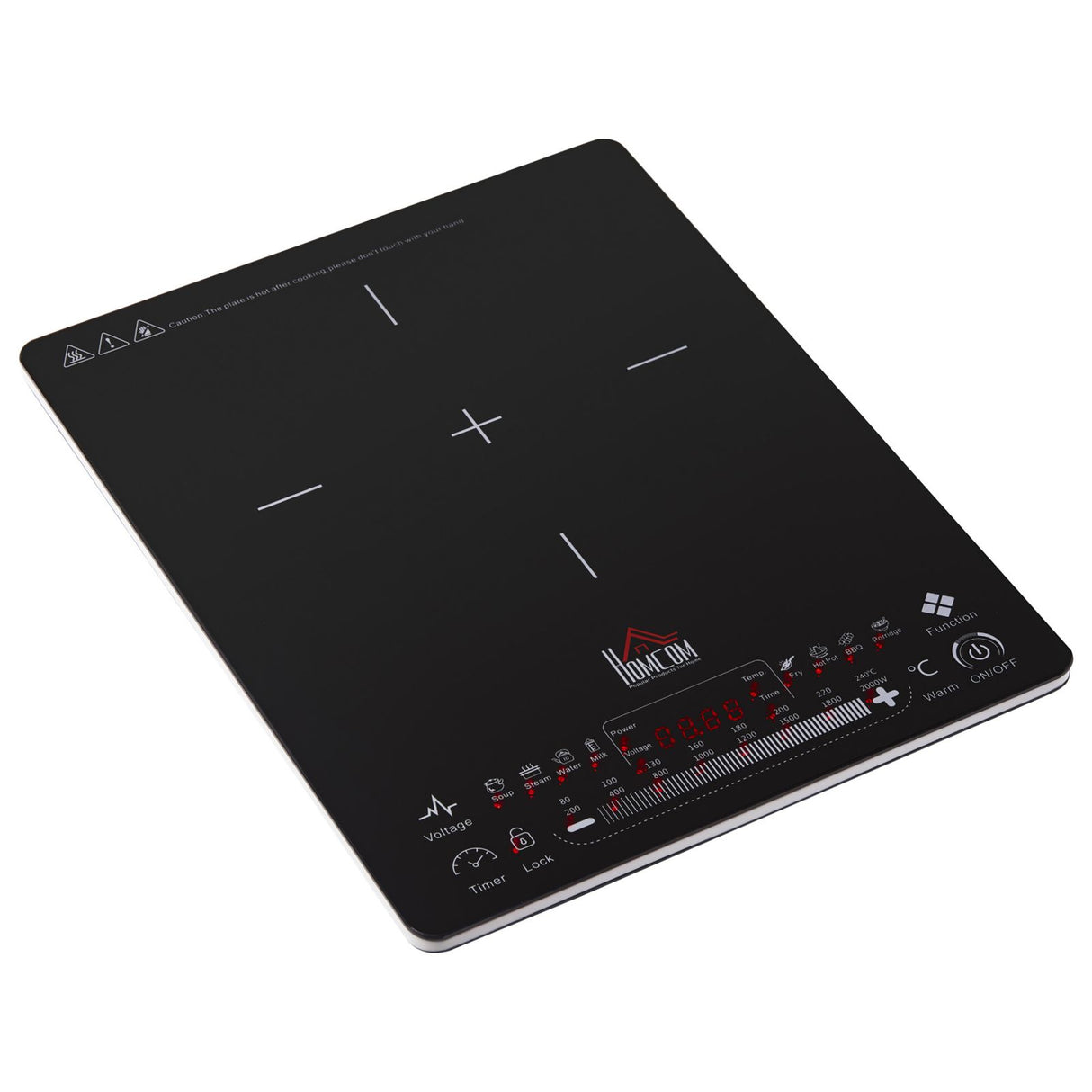 easycomfort easycomfort piastra a induzione portatile con display led nero