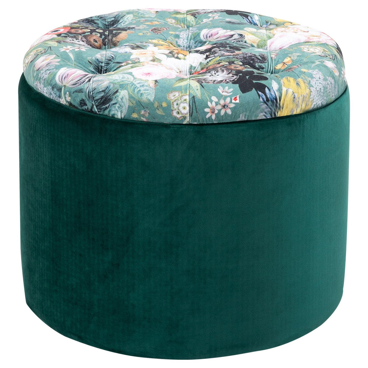 easycomfort easycomfort pouf contenitore poggiapiedi rotondo coperchio imbottito e trapuntato ean 8055776912462