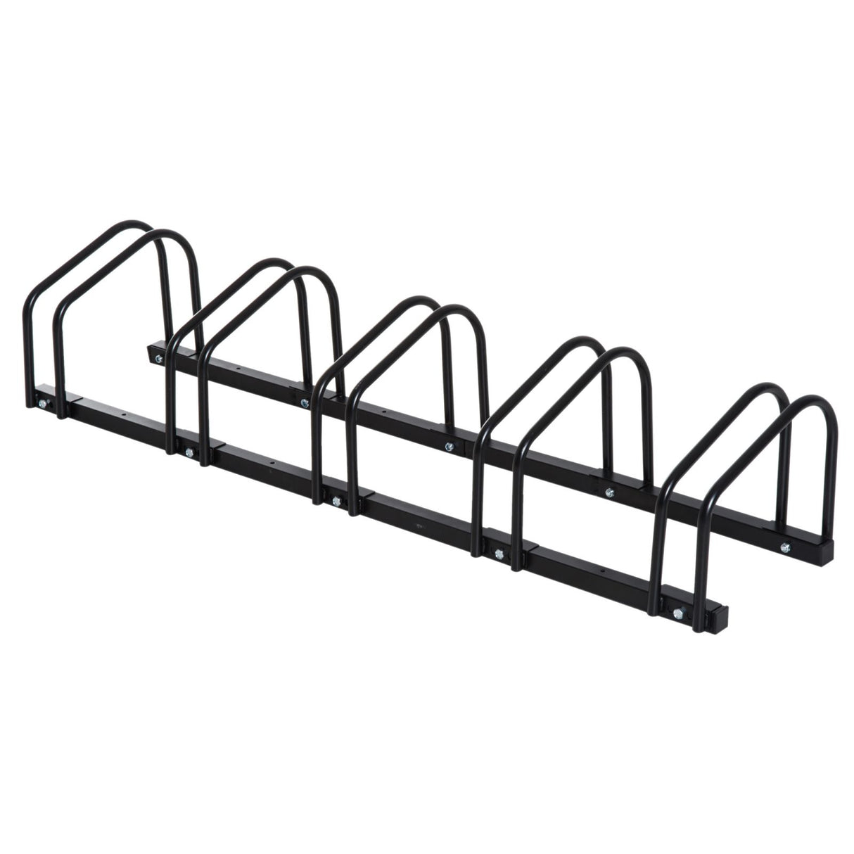 easycomfort easycomfort rastrelliera portabici parcheggio per 5 biciclette 130 33 27cm nero ean 8054111841818