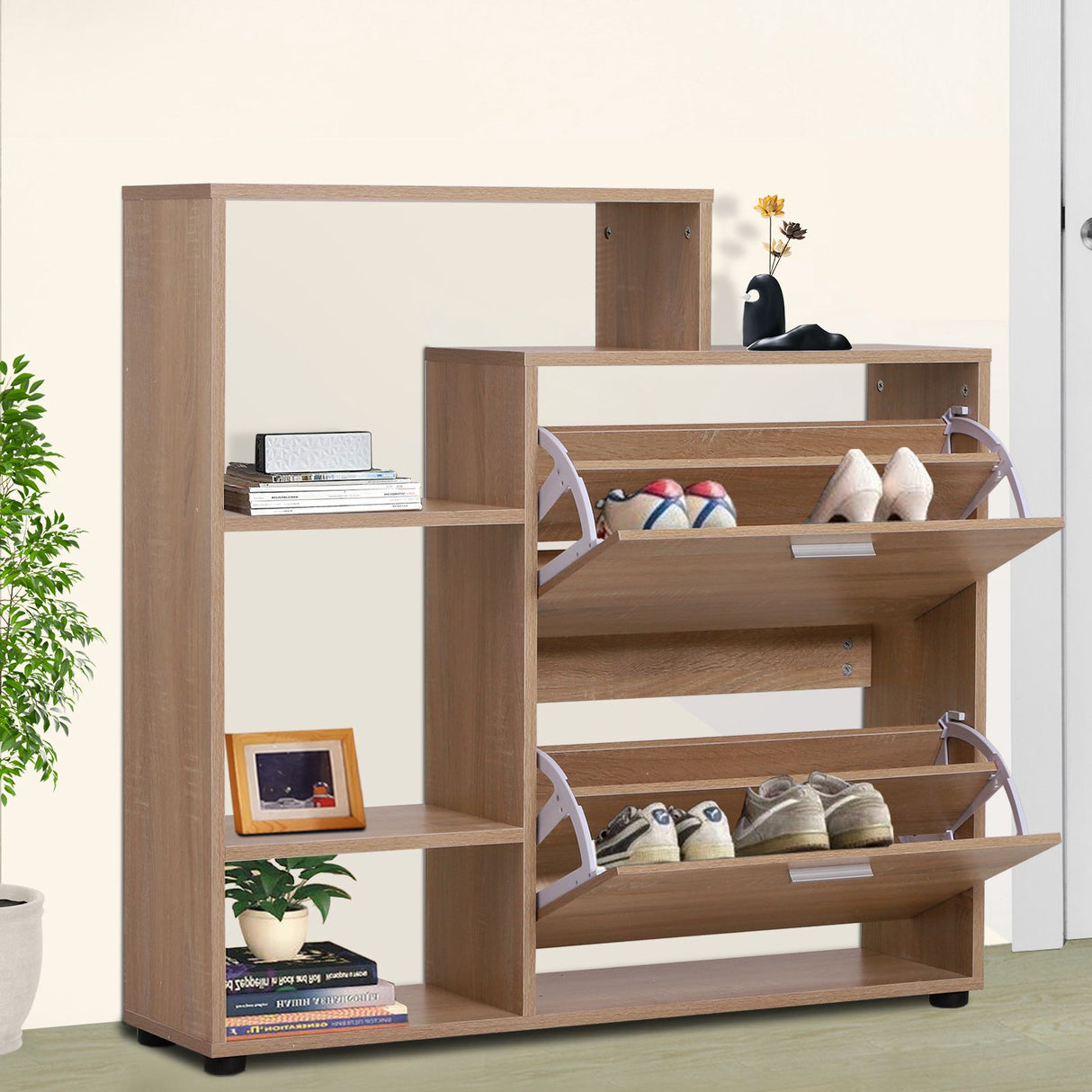 easycomfort easycomfort scarpiera design moderno elegante salvaspazio da ingresso 20 paia 1015 x 255 x 98 cm ean 8054111849920